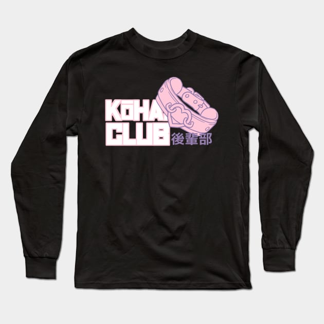 Kohai Club Collar Long Sleeve T-Shirt by Kyandeisu